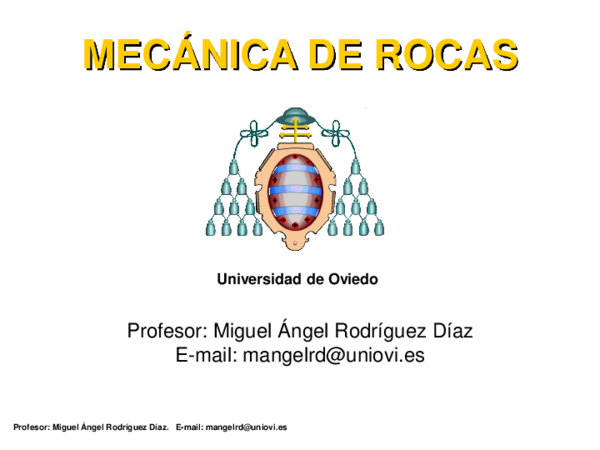 (PDF) MECÁNICA DE ROCAS