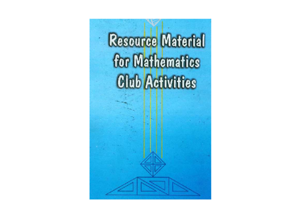 (PDF) Maths club activities