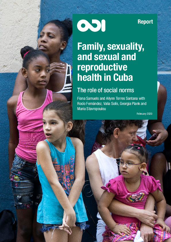 (PDF) Family, sexuality, and sexual and reproductive health in Cuba ...