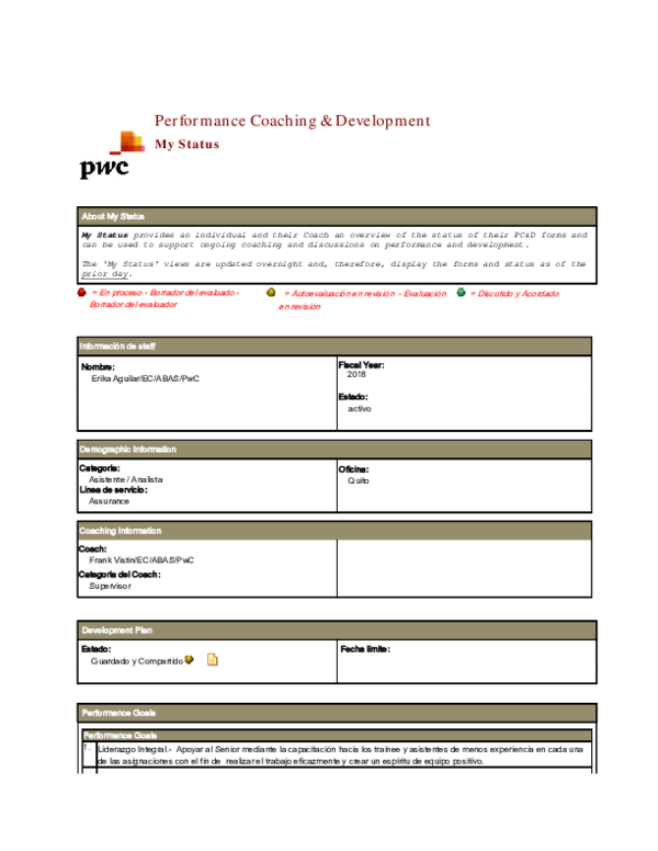 (PDF) Performance Coaching & Development