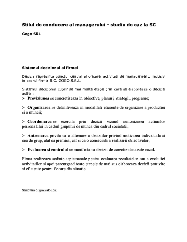 (DOC) Stilul de conducere al managerului