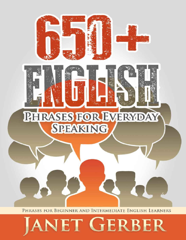 PDF) 650+ English Phrases for Everyday Speaking Phrases for