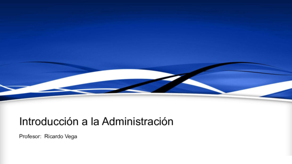 (PDF) Introducción a la Administración