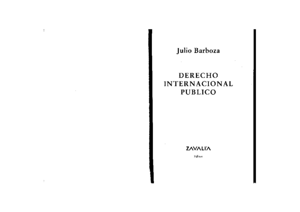 Derecho Internacional Publico Barboza Pdf Gratis