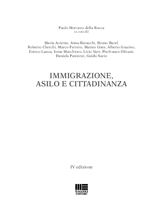 (PDF) Paolo Morozzo della Rocca (a cura di
