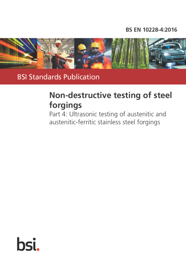 Pdf Bs En 10228 4 2016 Non Destructive Testing Of Steel Forgings Miguel Sanson Academia Edu