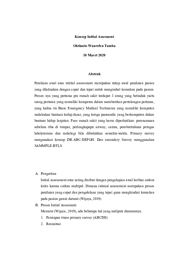 Doc Konsep Initial Assessment