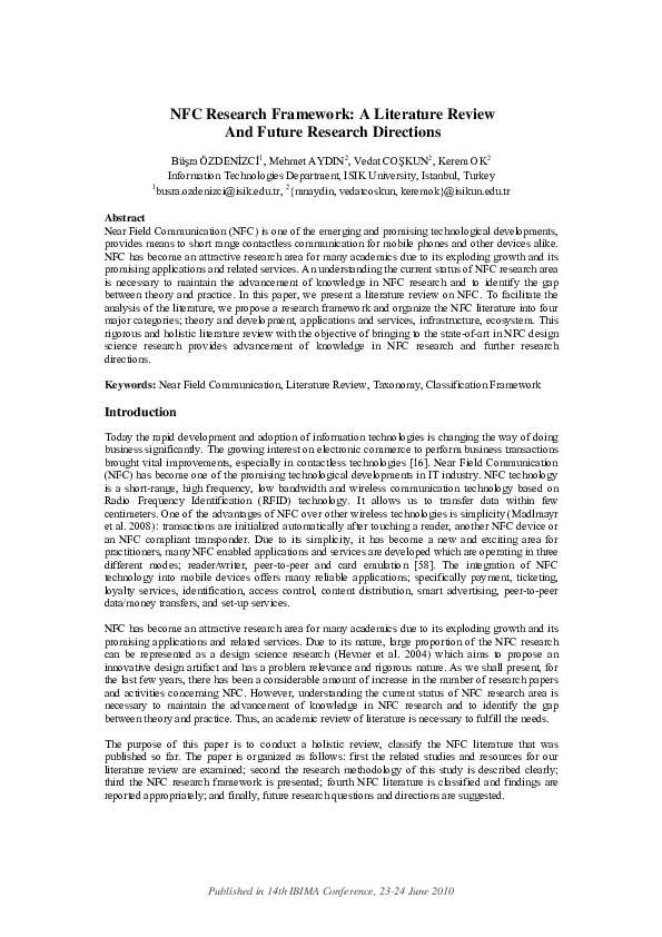 Nfc research paper picture