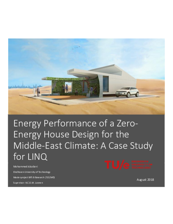 Image showcasing (PDF) Energy Performance of a Zero-Energy House Design for the Middle ...