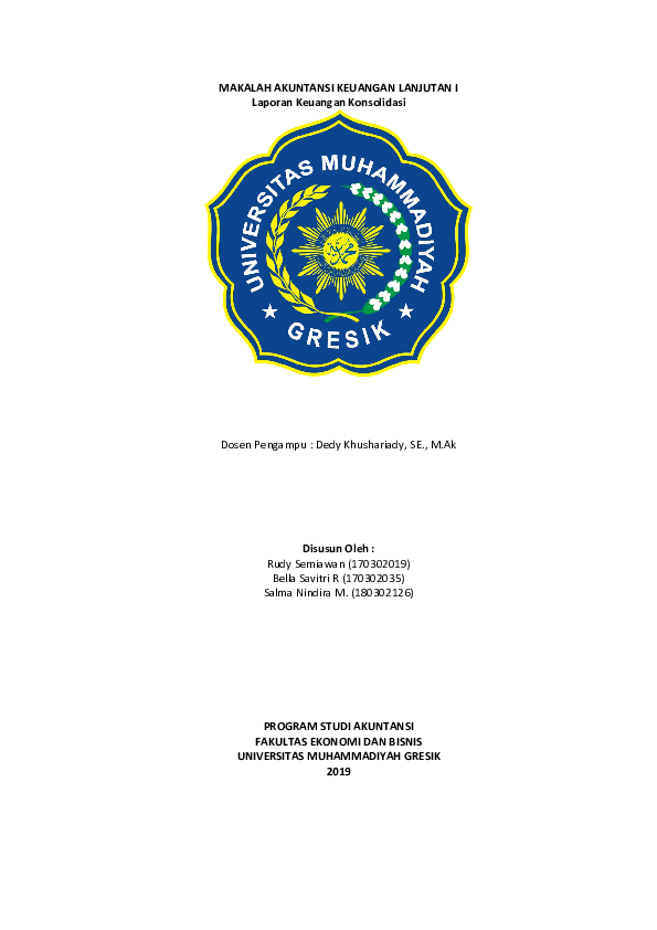 Doc Laporan Konsolidasi Rudy Semiawan Academia Edu