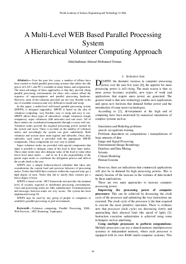 Parallel systems corp picture