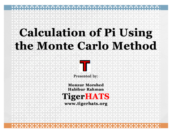 (PPT) Calculation of Pi Using the Monte Carlo Method
