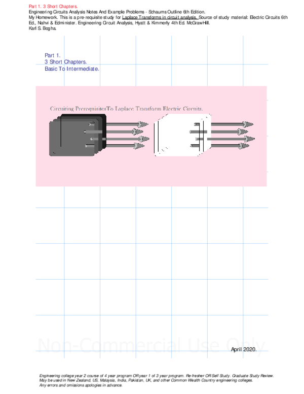 Basic Electric Circuit Analysis Pdf
