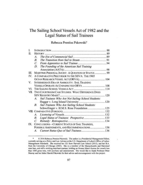 Sailing college essay image