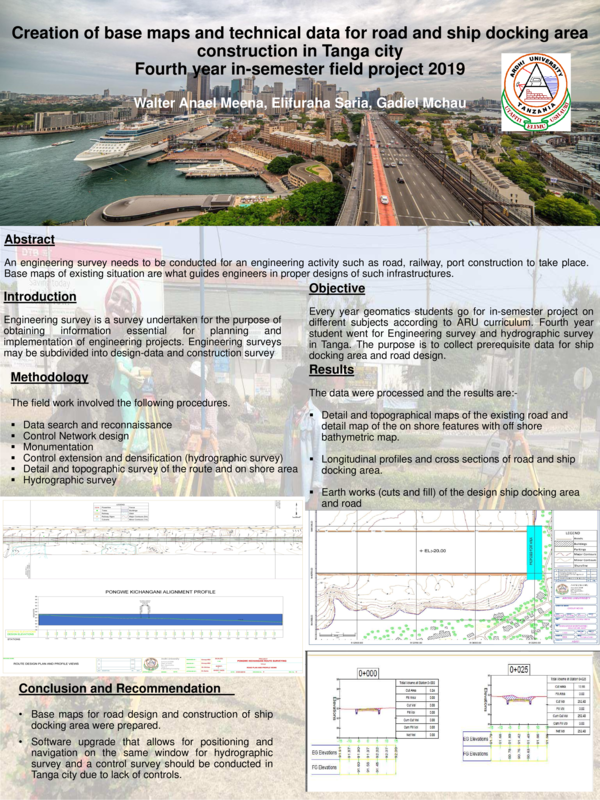 (PDF) Creation of base maps and technical data for road and ship ...