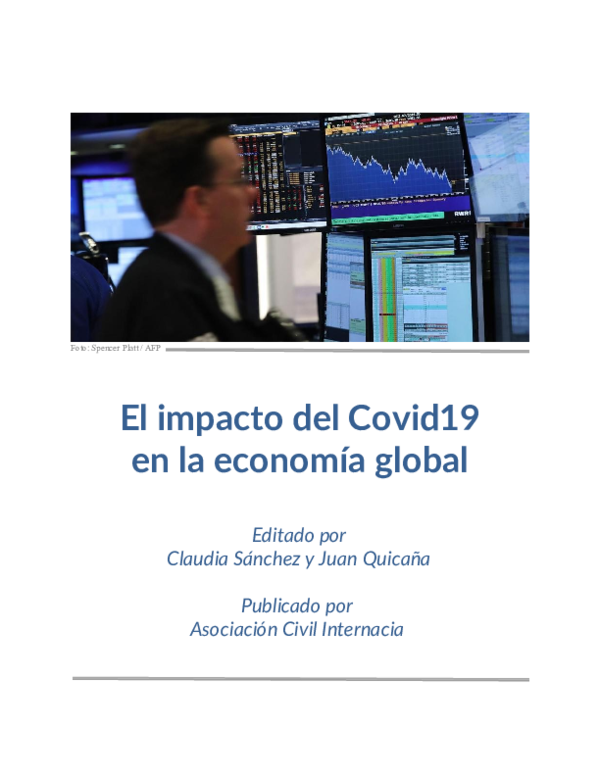 (DOC) El impacto del Covid19 en la economía global