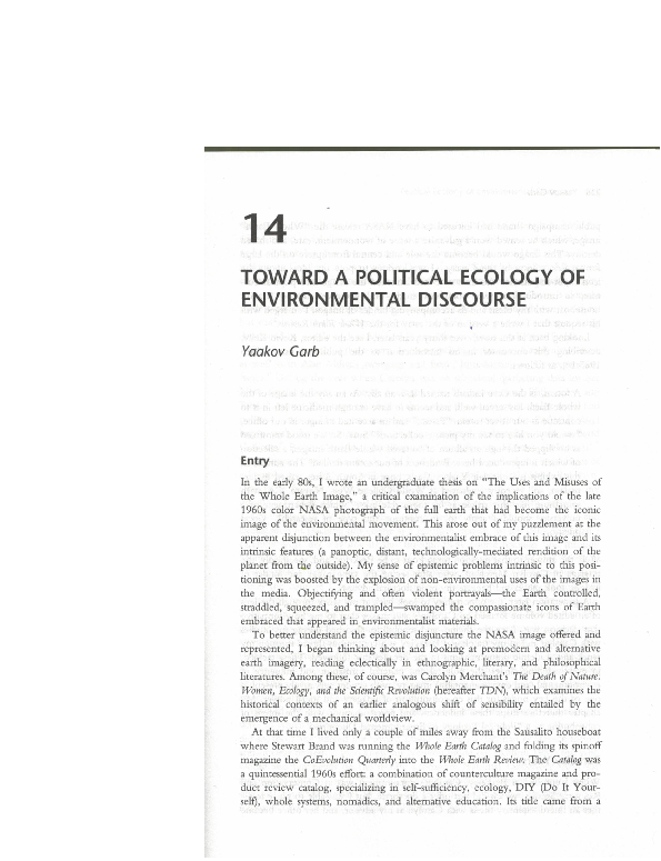 Environmental discourse essay 05 picture