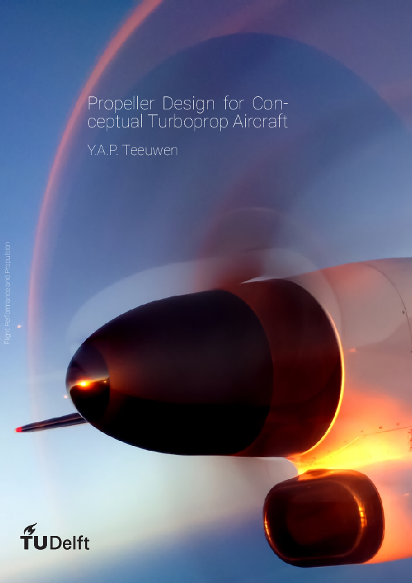 (PDF) Propeller Design for Con ceptual Turboprop Aircraft Alexandre