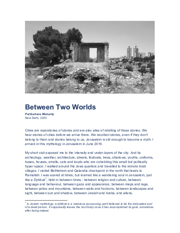 (PDF) Between Two Worlds
