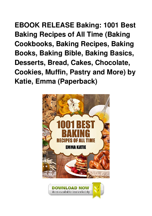 best baking books free download pdf
