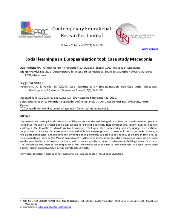 Macedonian journal of medical sciences impact factor picture