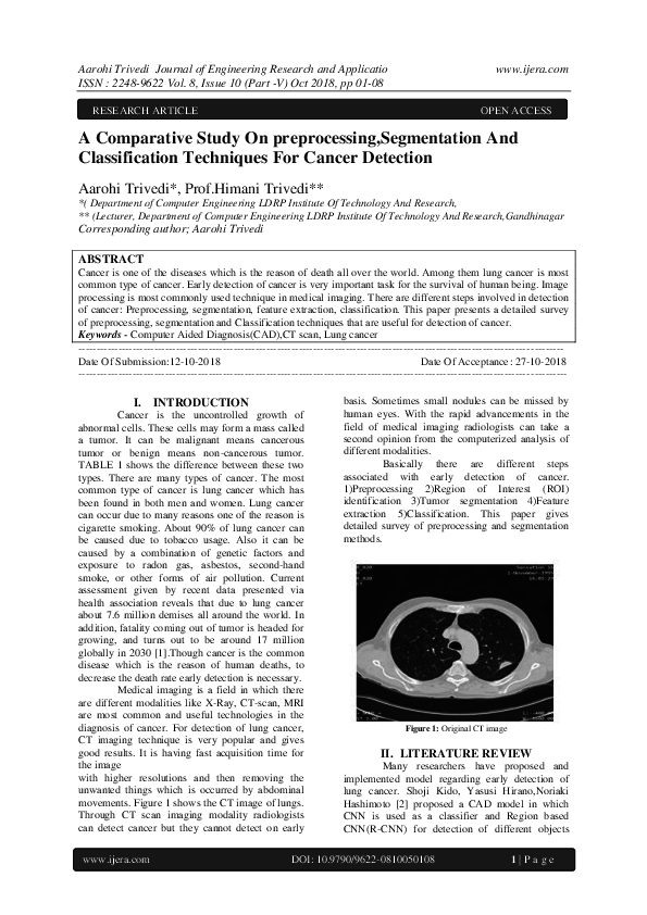 (PDF) A Comparative Study On preprocessing,Segmentation And ...