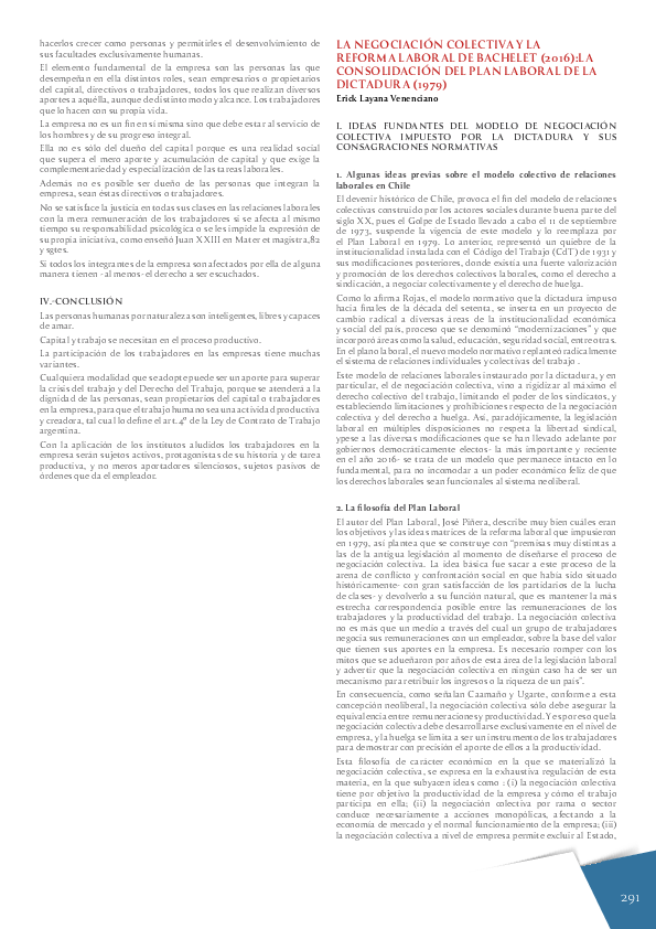 (PDF) La negociación colectiva y la reforma laboral de Bachelet (2016 ...