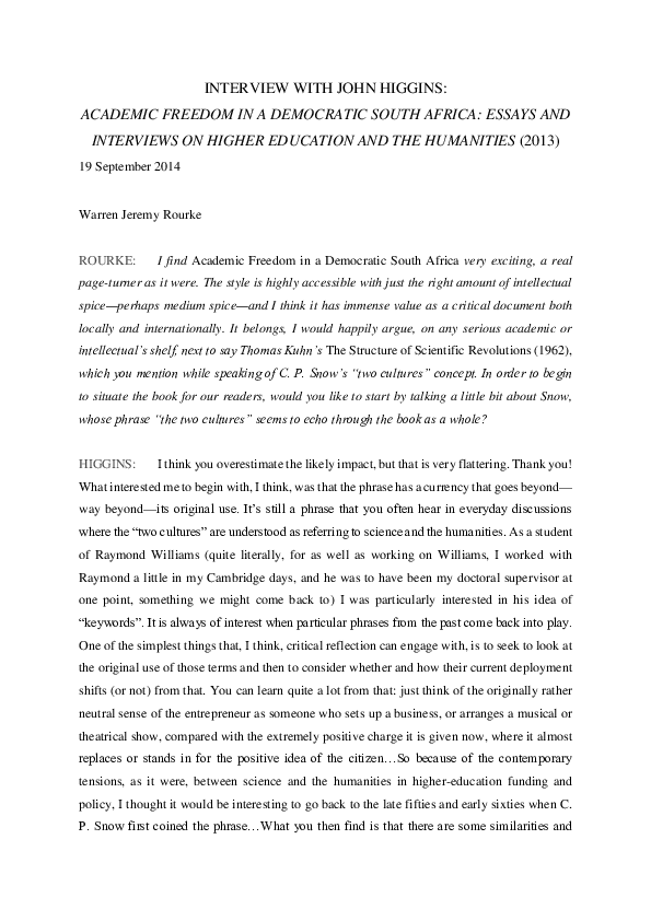 Interview essay john tymkiw image