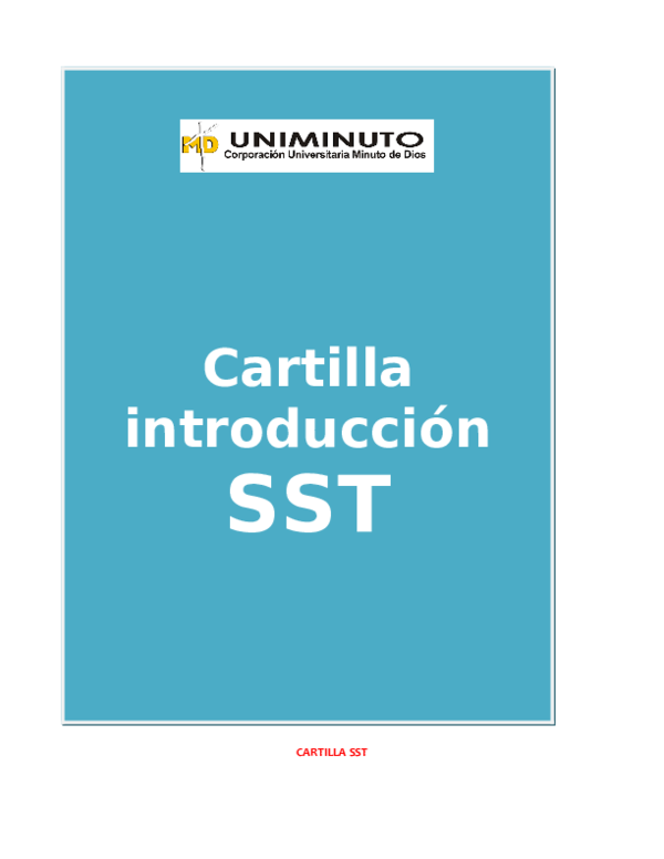 (DOC) CARTILLA SST