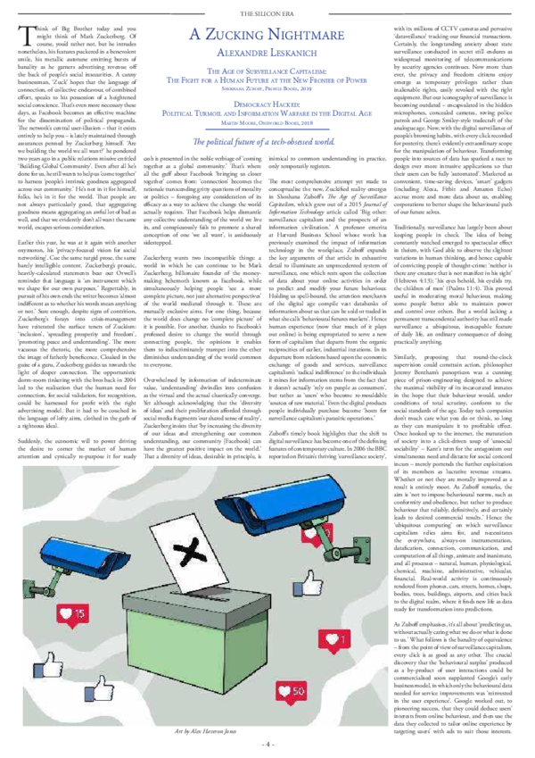 (PDF) A Zucking Nightmare: On 'The Age of Surveillance Capitalism' by