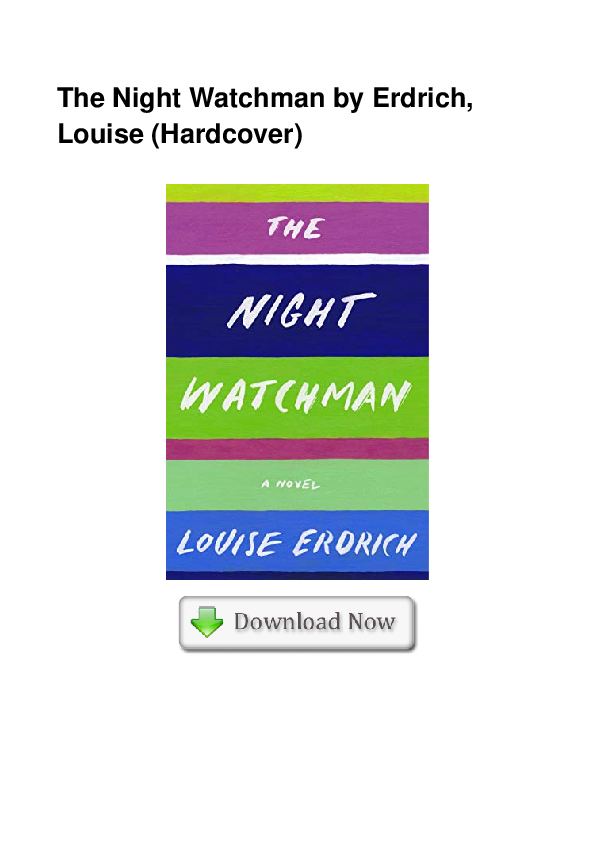 The Night Watchman PDF Free Download The Night Watchman PDF Free Download