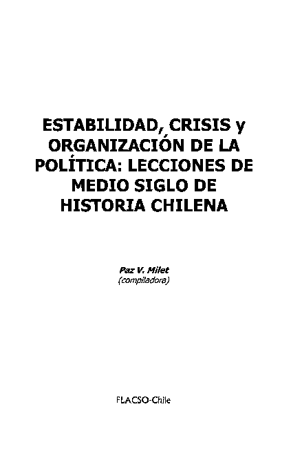 (PDF) La nueva democracia en Chile