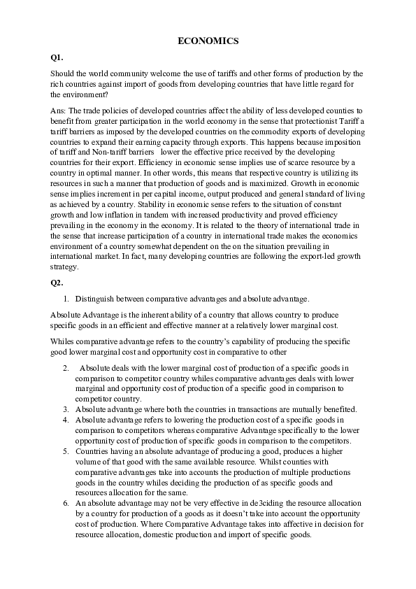 (DOC) Economics