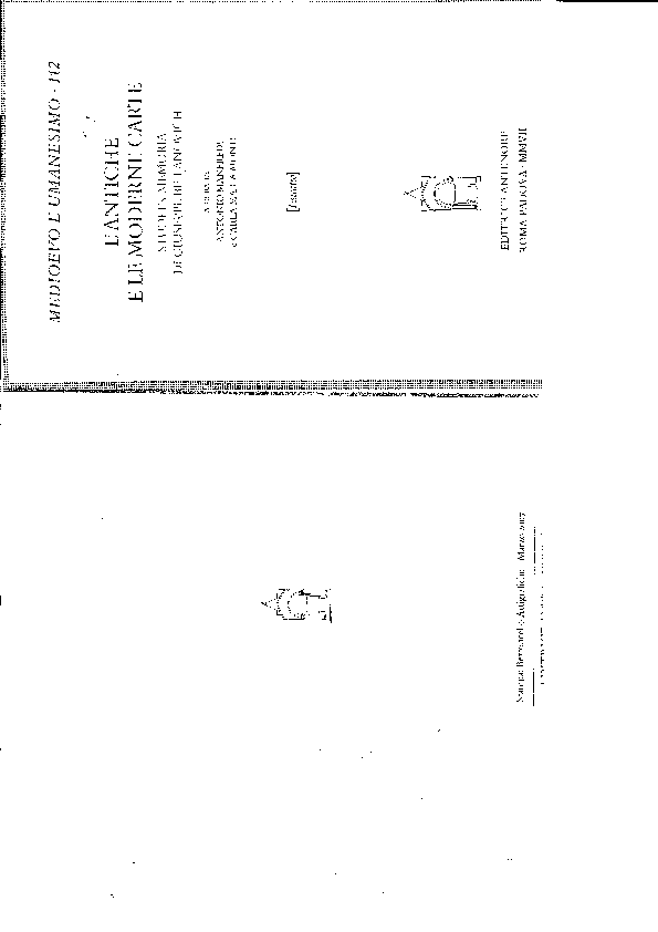 (PDF) Un codice di Teocrito posseduto da Sannazaro. In L' antiche e le