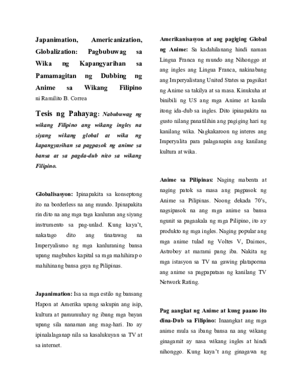 What is globalization in contemporary world picture