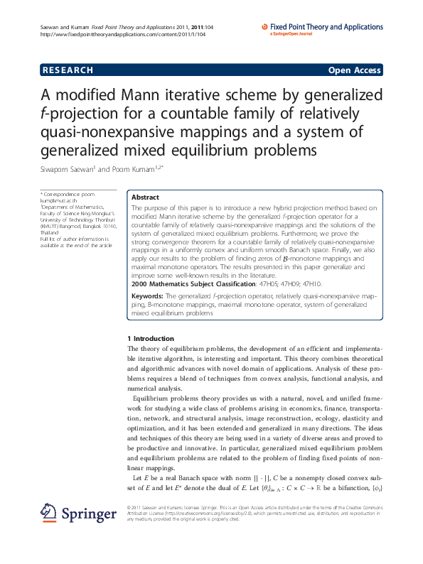 (PDF) A modified Mann iterative scheme by generalized f-projection for ...