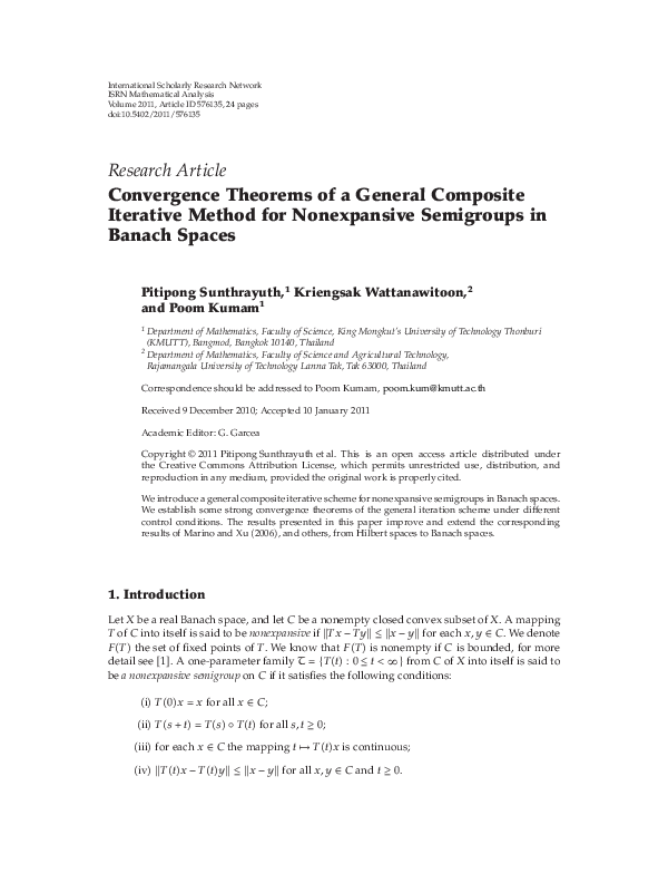 (PDF) Convergence Theorems of a General Composite Iterative Method for ...