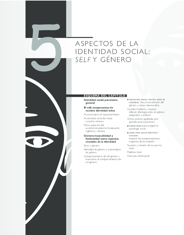 (PDF) ASPECTOS DE LA IDENTIDAD SOCIAL: SELF Y GÉNERO
