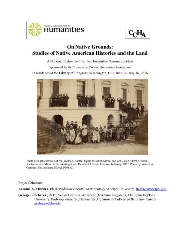 (PDF) "On Native Grounds Studies of Native American Histories and the