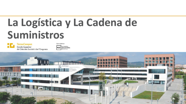 (PDF) La Logística y La Cadena de Suministros