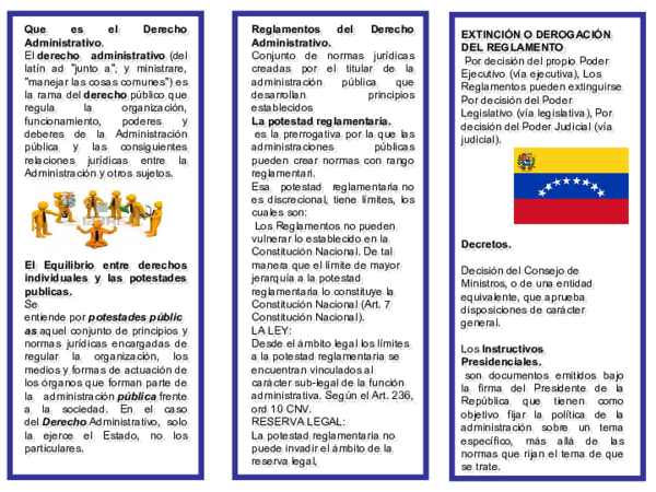 (PPT) Triptico de derecho administartivo.1