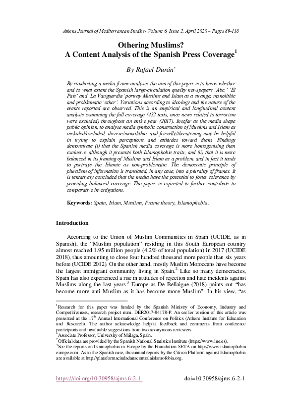 Othering in history image