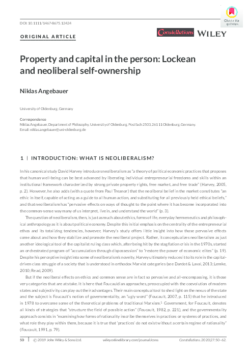 Lockean Property And Literary Works* – QRZXI
