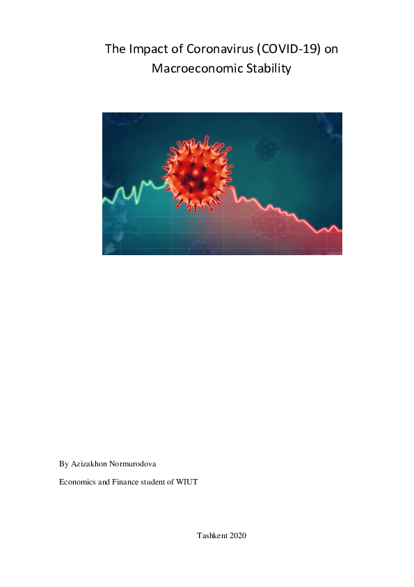 (PDF) The Impact of Coronavirus (COVID-19) on Macroeconomic Stability