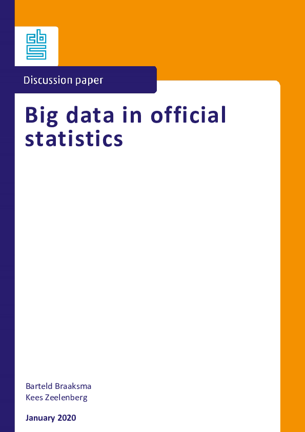 (PDF) Big data in official statistics