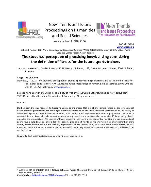 Bodybuilding Research Papers Academia Edu