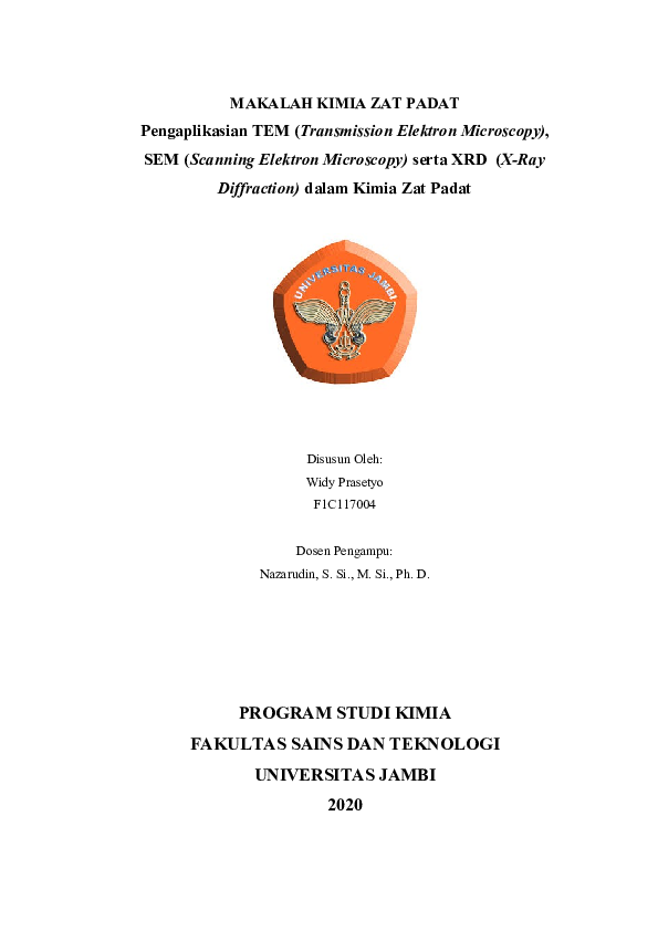 (DOC) Pengaplikasian TEM (Transmission Elektron Microscopy), SEM ...
