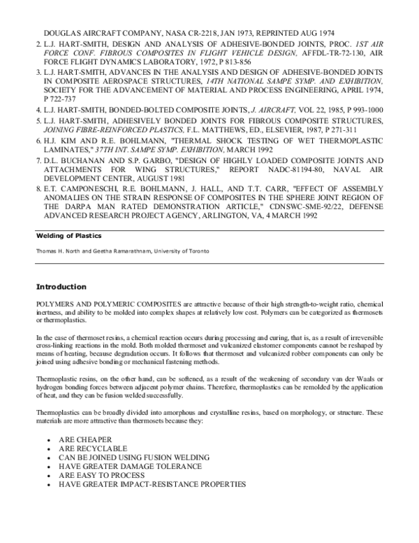 (PDF) ADVANCES IN THE ANALYSIS AND DESIGN OF ADHESIVE-BONDED JOINTS IN ...