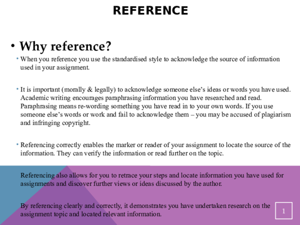(PPT) Reference Style
