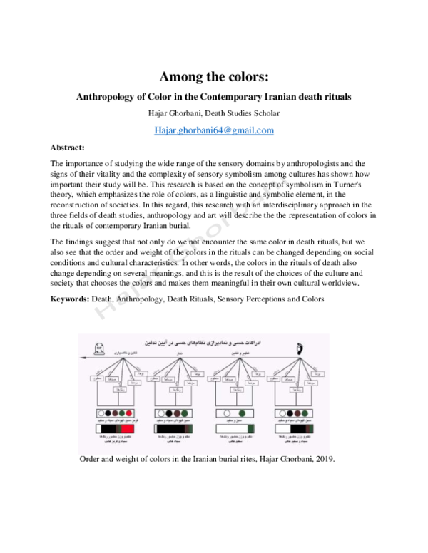 (PDF) Among the colors: Anthropology of Color in the Contemporary ...